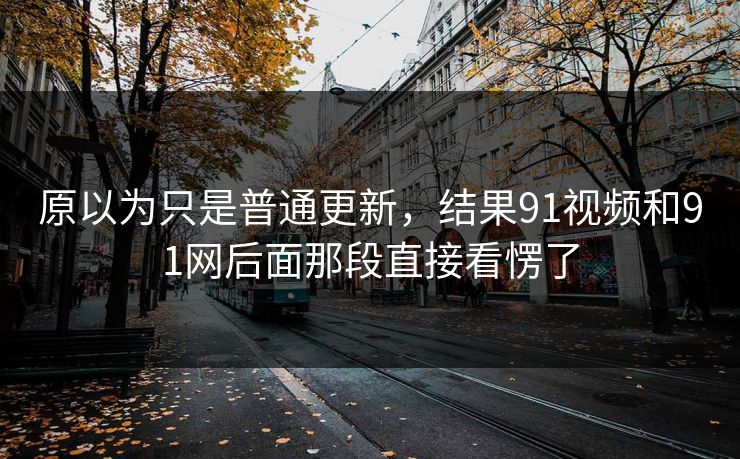原以为只是普通更新，结果91视频和91网后面那段直接看愣了